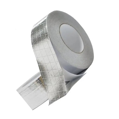 Scrim Kraft HVAC Reinforced Aluminum Foil Tape 3 Way FSK Rubber Resin Adhesive