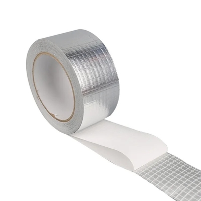 2 Way HVAC Reinforced Scrim Aluminum Foil Tape FS Rubber Resin Adhesive
