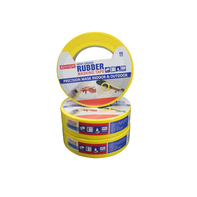 UV Resistance Crepe Paper Masking Tape For Outdoor Paint Automotive Painting