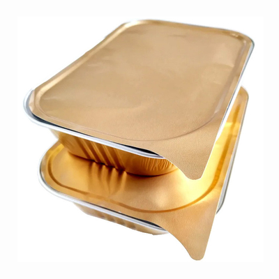 750ml Disposable Colorful Aluminium Foil Baking Cake Tray Pan Container