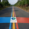 Anti Stain thermoplastic road marking tape Smooth Surface reflective pavement tape