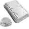 Heavy Duty Shallow Disposable Aluminum Foil Food Containers Oblong Foil Pan With  Lid