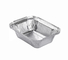 260ml Small Aluminium Take Away Containers Baking Disposable Aluminium Foil Food Tray With Lid
