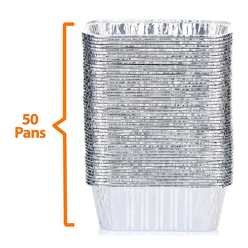 1LB Custom 8342 Aluminum Foil Food Containers 450ml Food Container Foil ...